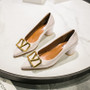 2020 new fashion elegant office water pump thin high heel luxury woman pointed toe wedding shoes sexy high heel beige pump