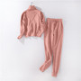 Women Sweater Suit and Sets Casual 2 Pieces Suit Casual Autumn and Winter Women Knitted Pants + Jersey Tops Suit Clothes 2019