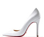 Spring Summer Women's Sexy Pumps 12cm High Heeled Bright Genuine Leather Shoes Wedding Red Bottom Heels Silver Lady Stiletto OL