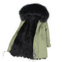 2019 Real Fur Coat Winter Jacket Women Long Parka Waterproof Big Natural Raccoon Fur Collar Hood Thick Warm Real Fox Fur Liner