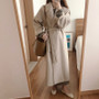 Women Korean Winter Long Overcoat Outwear Coat Loose Plus Size Cardigans Long Sleeve Manteau Femme Hiver Elegant