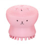 Lovely Cute Animal Small Octopus Shape Silicone Facial Cleaning Brush Deep Pore Cleaning Exfoliator Face Washing Brush Skin Care