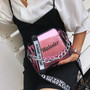 Adisputent PU Single Shoulder Bag Popular Female Handbag Lady Design Exquisite Crossbody Holiday Letter Shoulder Messenger Bag