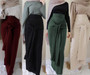 Women Belt Skirt Long Jumpsuit Muslim Bottoms Bandage Pencil Skirts Islamic Lace Up Bodycon Abaya Jilbab Knitting Cotton Dubai