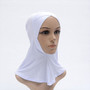 2019 Full Cover Inner Hijab Caps Muslim Turban Hat For Women Islamic Underscarf Bonnet Solid Modal Neck Head Under Scarf Hats