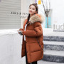 Winter Hooded Warm Down Coat Women Casual Long Down Jackets Ladies Thicken Cotton Parka Plus Size Outerwear Korean Harajuku Coat