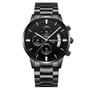 Luxury Brand NIBOSI Men Sport Watch Waterproof Casual Watch Quartz Military Leather Steel Men's Wristwatches Relogio Masculino