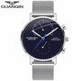 2019 Mens Watches GUANQIN Top Brand Luxury Luminous Clock Men Business Full Steel Creative Quartz Wrist Watch Relogio Masculino