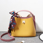 Beibaobao Designer Bag Women Messenger Bags Crossbody Bags for Women Pure Color Bucket Handbag Shopping Pack Ribbon Accessories