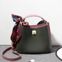 Beibaobao Designer Bag Women Messenger Bags Crossbody Bags for Women Pure Color Bucket Handbag Shopping Pack Ribbon Accessories