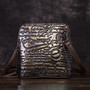 Norbinus Real Genuine Leather Women Crossbody Bag Embossed Letter Pattern Shoulder Bags Vintage Female Cowhide Messenger Handbag