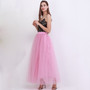 2018 Spring Fashion Womens Lace Princess Fairy Style 4 layers Voile Tulle Skirt Bouffant Puffy Fashion Skirt Long Tutu Skirts
