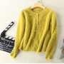 mink cashmere sweater women  cashmere cardigans knitted pure mink coat  free shippingM1113