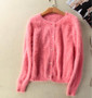 mink cashmere sweater women  cashmere cardigans knitted pure mink coat  free shippingM1113