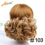 Allaosify Women Chignon Plastic Comb Hair Extension Hairpiece wig Clip In Big Hair Bun Claws pin crown tiara Hair Accessories