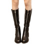 Women Over The Knee Boots Zipper Sexy Flat Boots Women Shoes Boots Party Shoes
