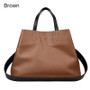 Real Leather Tote Bag Women Genuine Leather Handbags Designer High Quality Shoulder Bags Handbags Women Famous Brand Big Captain