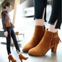 Womens Short Booties Ankle Boots Winter Women Martin Boots Shoes