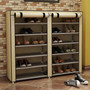 6-Tier Shoe Rack Wide Shoe Tower Closet Shoes Storage Cabinet Portable Boot Organizer