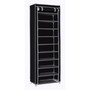 10-Tier Shoe Rack 30 Pairs Shoe Tower Closet Shoes Storage Cabinet Portable Boot Organizer