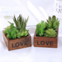 Artificial Plant Wooden Bonsai Plastic Material  Fake Plant  for Home Decor Office Wedding Desk Decor Car Office Desks Tea Tables  Green