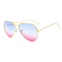 Brand Designer Women Sunglasses Pilot Sun glasses Sea gradient shades Men Fashion glasses xx065