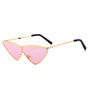 Cat Eye Sunglasses Women Metal Frame Vintage Triangle Gradient Lens Sun Glasses Female Shades UV400 xx680