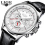 LIGE Mens Watches Waterproof Top Brand Luxury Quartz Watch Men Sport Watch Fashion Casual Military Clock Male Relogio Masculino