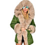 Ruiyige 2018 Winter Jacket Women Fashion Hooded Coat Faux Fur Collar Cotton Fleece Warm Coats Parkas Hoodies Plus Size Long Coat