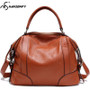 2018 new women's handbags Genuine leather female bag top layer cowhide ladies shoulder bag fashion simple messenger bags