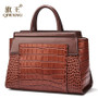 2018 Hot Luxury Handbags Women Bags Designer Alligator Classic Women Bag 100% Genuine Leather Top-handle Bags Ladies Handbags