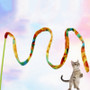 Colorful Cat Wand Teaser Toy