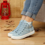 2018 Spring Women Casual flat Shoes Canvas Women tenis feminino Comfortable Ladies sneaker Shoes Lace-Up Female