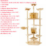 Luxury Cat Tower 36-80 Inches