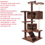 Luxury Cat Tower 36-80 Inches