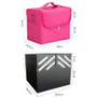 Fashion Women Makeup Organizer Large Capacity Multilayer Clapboard Cosmetic Bag Case Beauty Salon Tattoos Nail Art Tool Bin