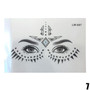 Fake Temporary Tattoos Waterproof Sticker Face Mask Tattoo for Women