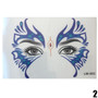 Fake Temporary Tattoos Waterproof Sticker Face Mask Tattoo for Women