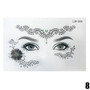 Fake Temporary Tattoos Waterproof Sticker Face Mask Tattoo for Women