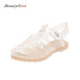 Summer Women Sandals Woman Crystal Solid Casual Shoes Female Plastic