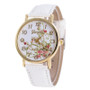 2018 New Fashion White Women Garden Flowers Watches Sport