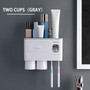 Automatic Toothpaste Dispenser Dust-proof Toothbrush Holder Wall Mount Stand Bathroom Accessories Set Toothpaste Squeezers 2020