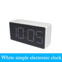 Multicolor LED Wooden Alarm Clock