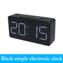 Multicolor LED Wooden Alarm Clock
