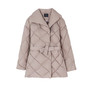 Winter Coat Women Puffer Jacket/ Belt Cotton-padded Outwear