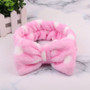 2020 New OMG Letter Coral Fleece Wash Face Bow Hairbands For Women Girls Headbands Headwear Hair Bands Turban Hair Accessories