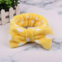 2020 New OMG Letter Coral Fleece Wash Face Bow Hairbands For Women Girls Headbands Headwear Hair Bands Turban Hair Accessories