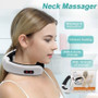 Electric Pulse Back and Neck Massager with Infrared Pain Relief Tool