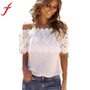 Off Shoulder Lace Blouse