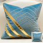 Golden Strip Velvet Luxury Cushion Cover Collection